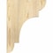 Ekena Millwork New Brighton Rough Sawn Corbel, Douglas Fir, 4"W x 12"D x 16"H COR04X12X16NEB00RDF - alternate 4